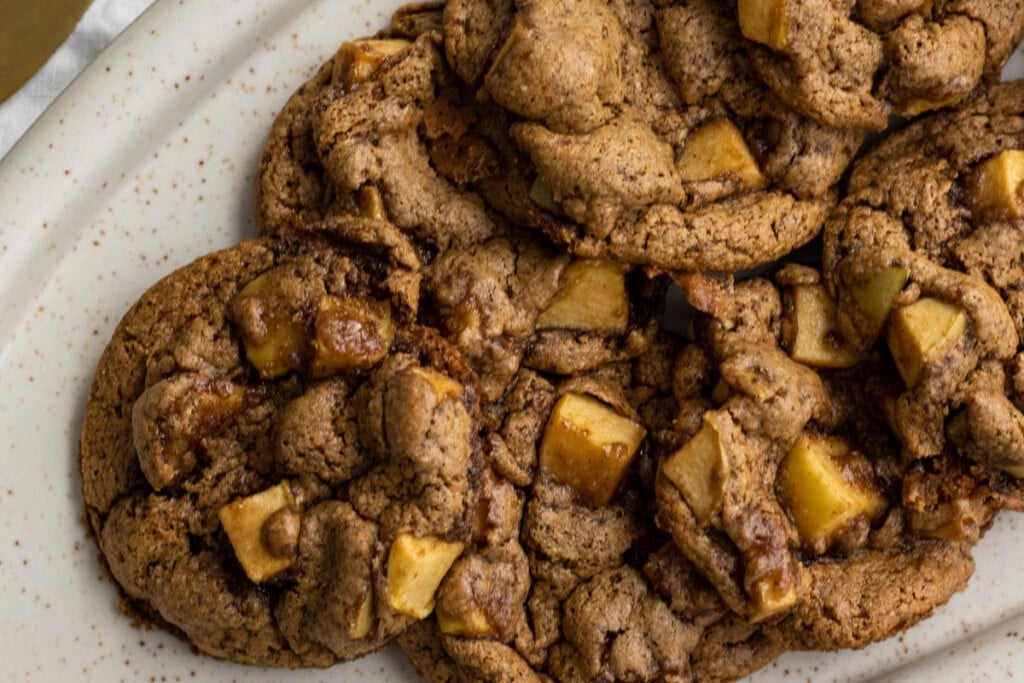 Vegan Apple Pie Cookies (gluten free, oat & almond flour)