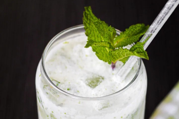Coconut Lime Mojito Mocktail
