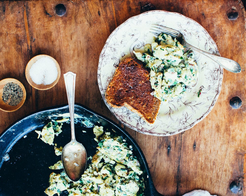 Swiss Chard Scramble