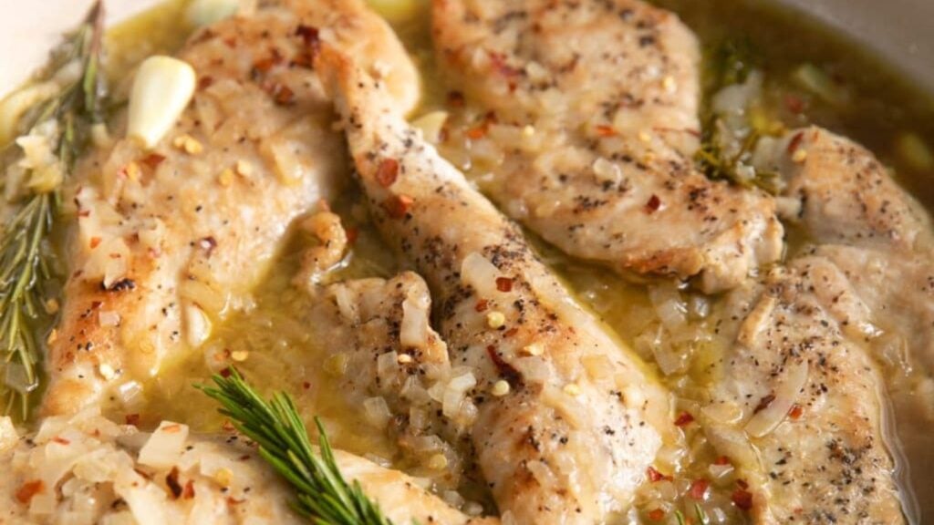 Close up image of Rosemary Garlic Chicken.