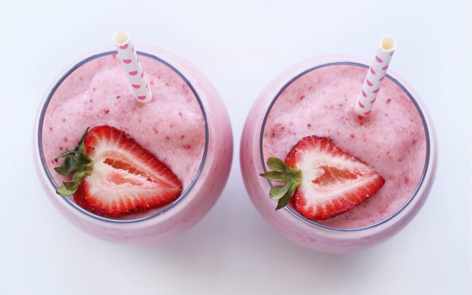 Virgin Strawberry Piña Colada
