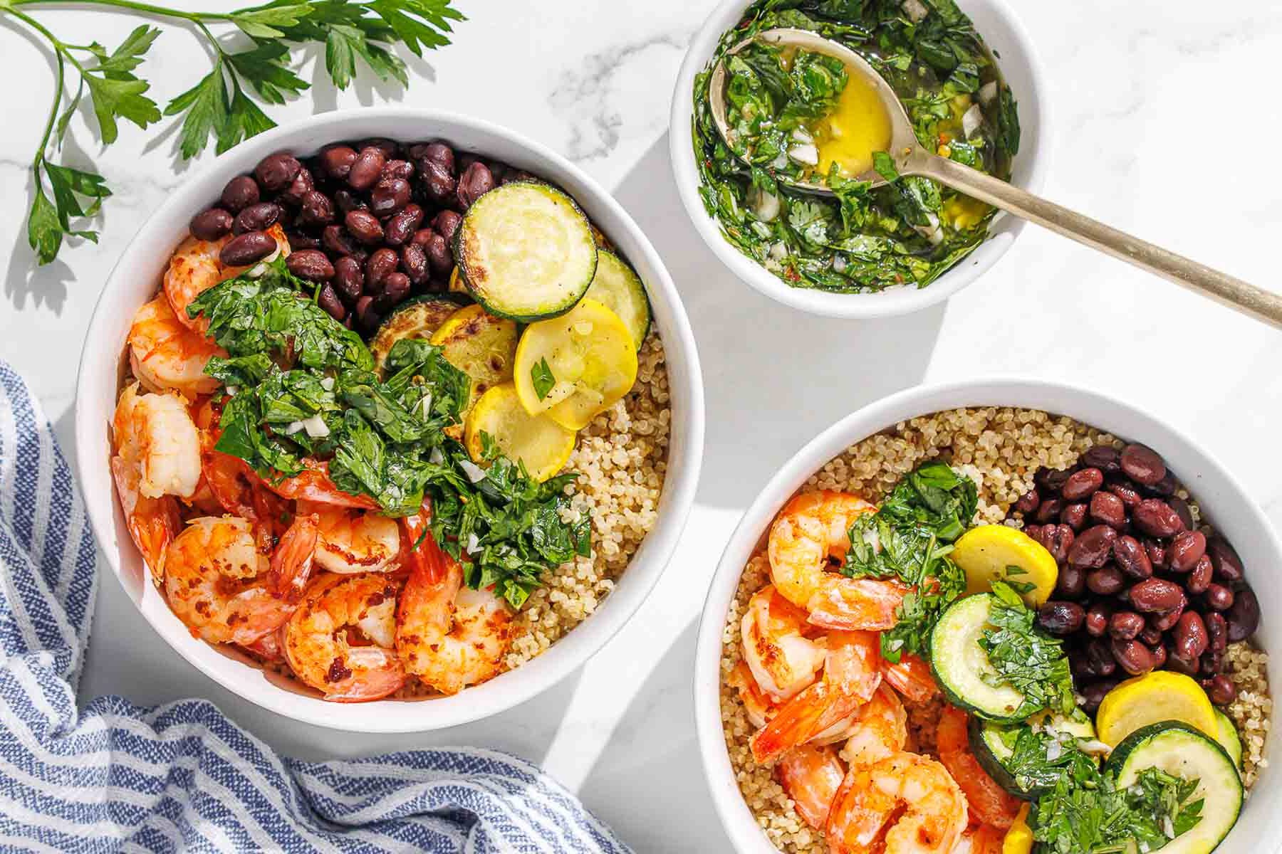 Chimichurri Shrimp Bowl
