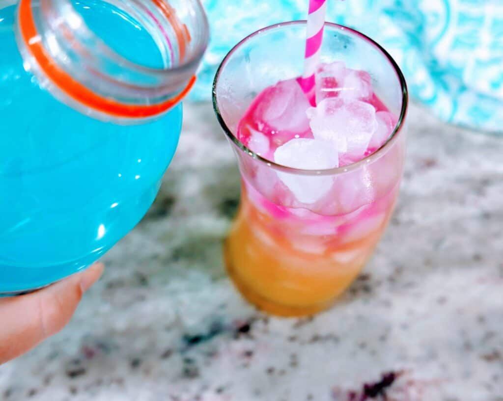 Mermaid Water Layered Drink Recipe
