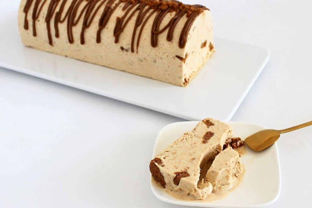 Biscoff Ice Cream Log
