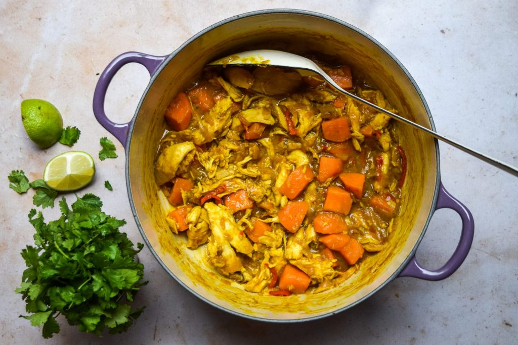 Christmas Kitchen: Vietnamese-style Leftover Turkey & Sweet Potato Curry
