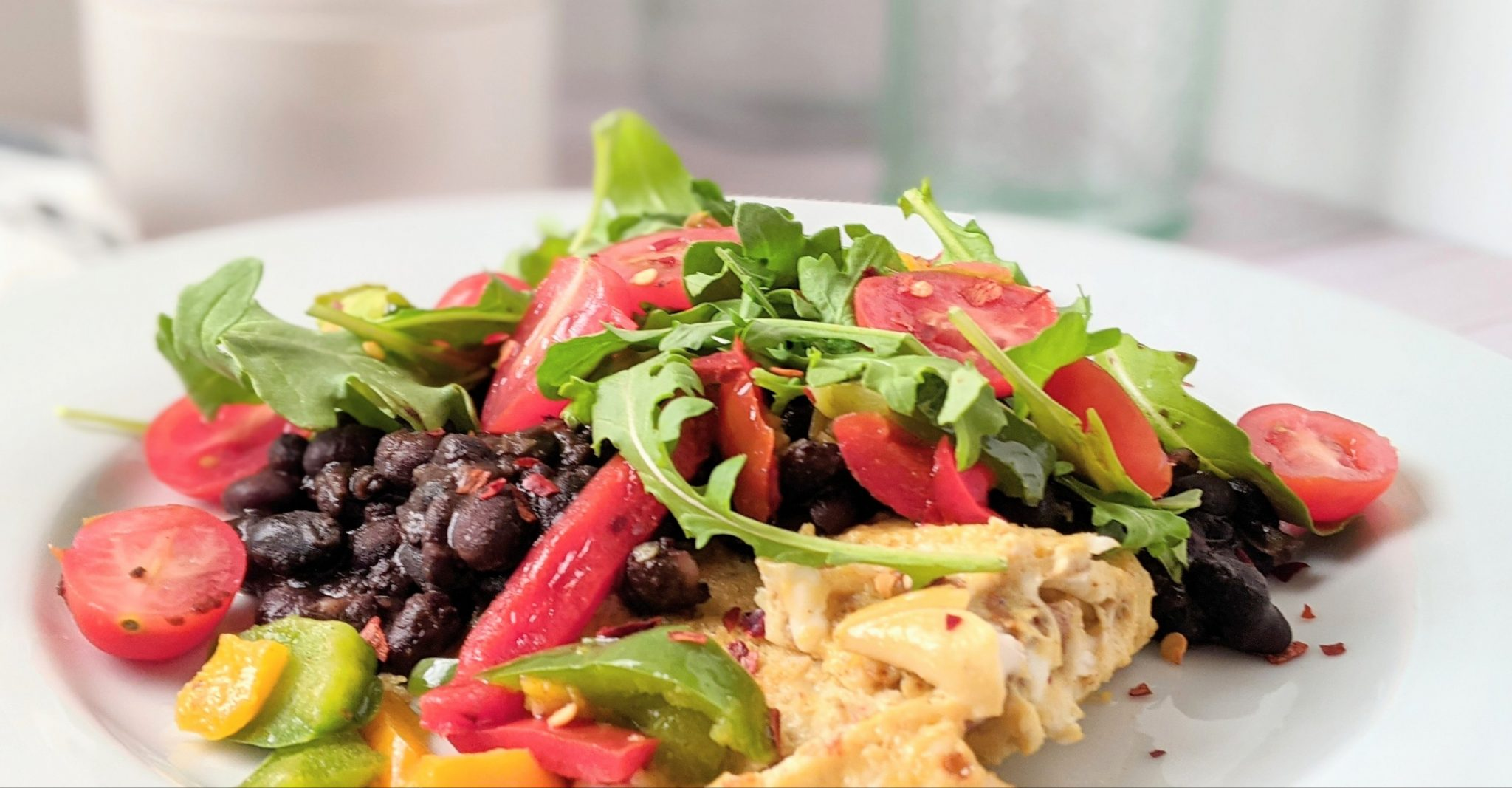 Black Bean Omelette Recipe
