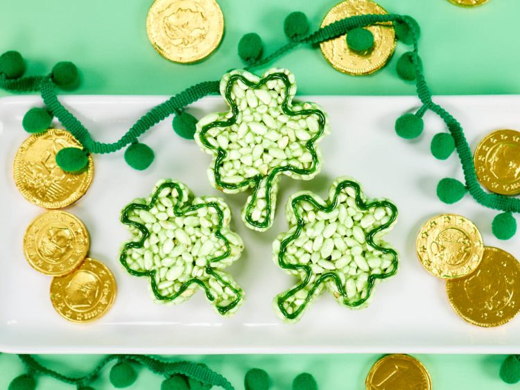 Shamrock Rice Krispie Treats