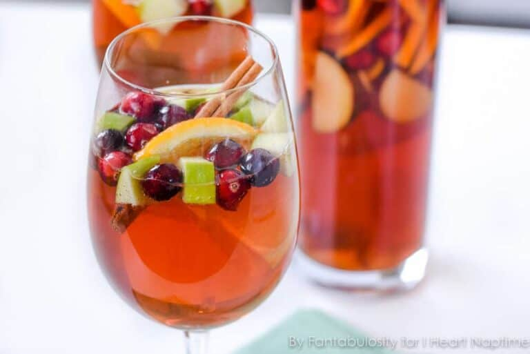 Holiday Sangria Mocktail
