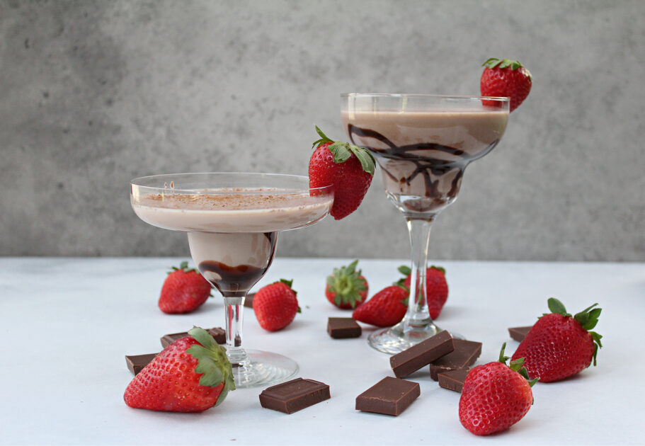 Chocolate Strawberry Mocktail
