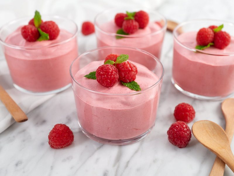 Easy Raspberry Mousse
