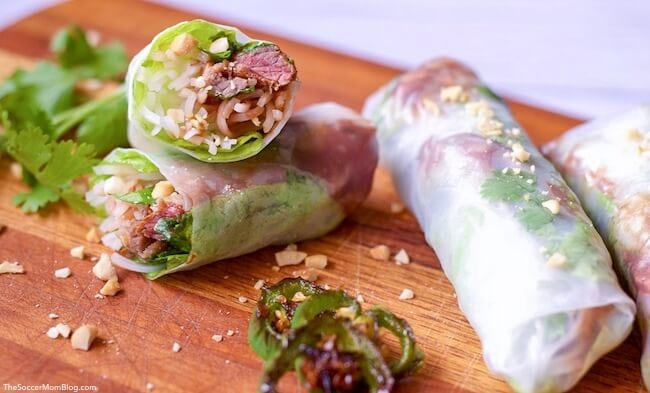 BBQ Vietnamese Spring Rolls
