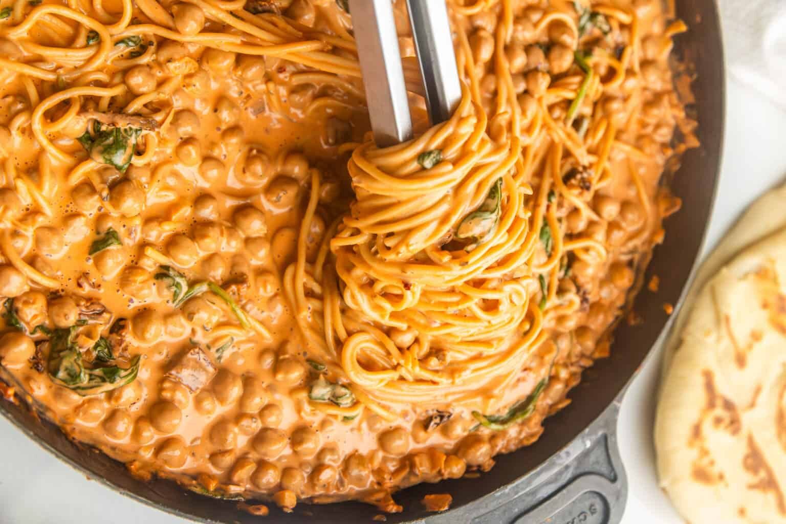 Marry Me Chickpeas With Pasta

