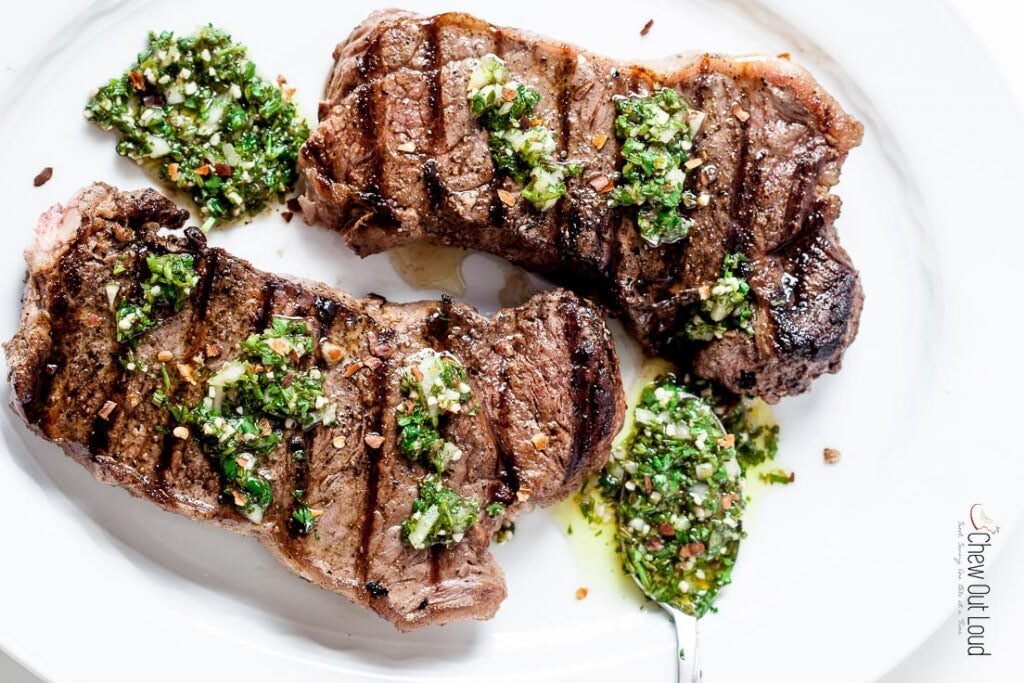 Steak with Chimichurri Sauce Recipe
