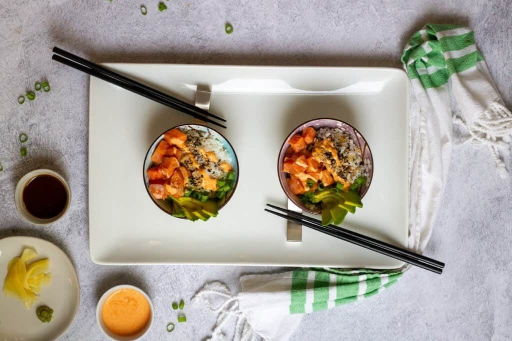 Deconstructed Sushi Bowls
