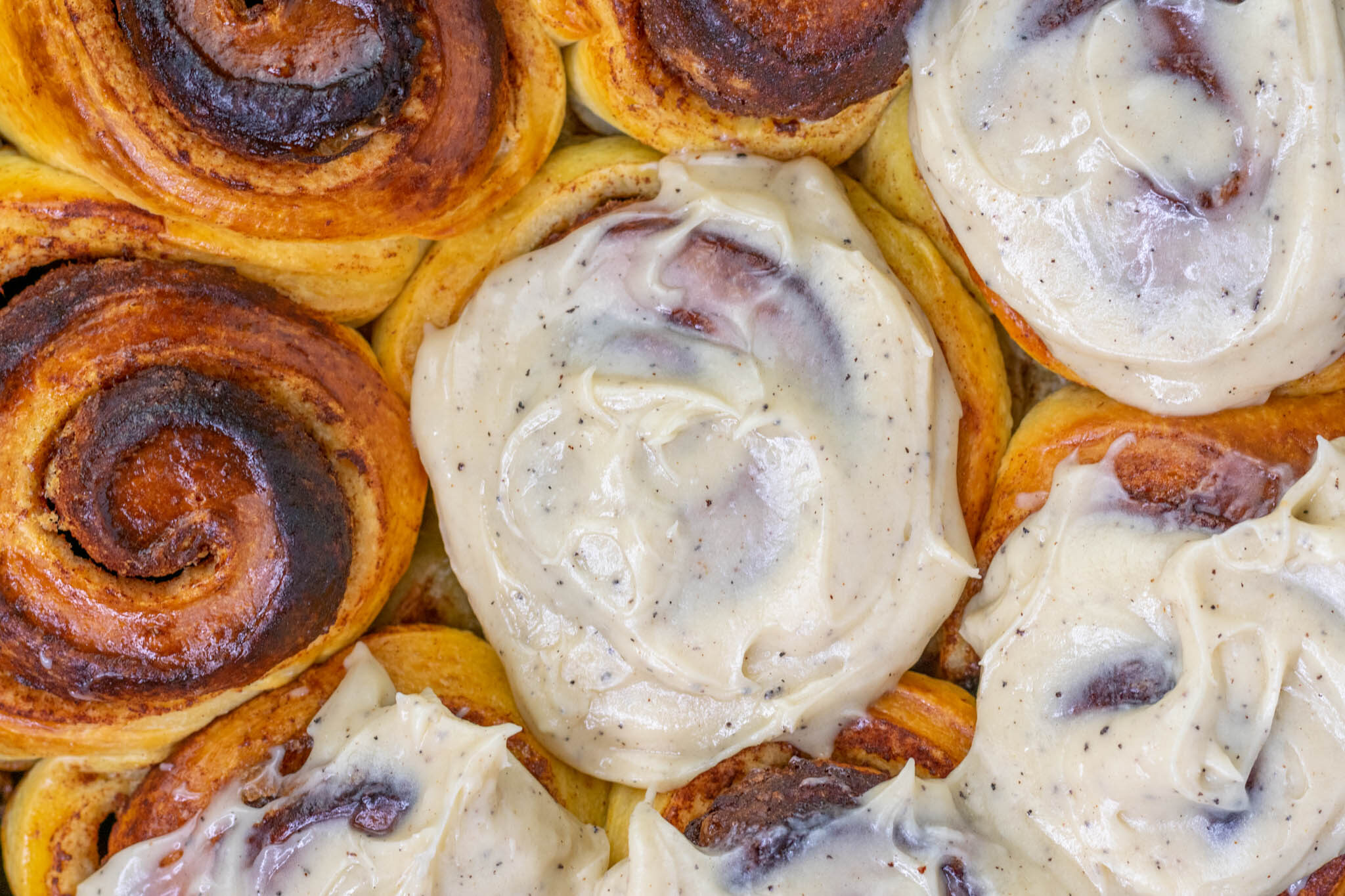 Sourdough Cinnamon Rolls with Brown Butter Cream Cheese Frosting
