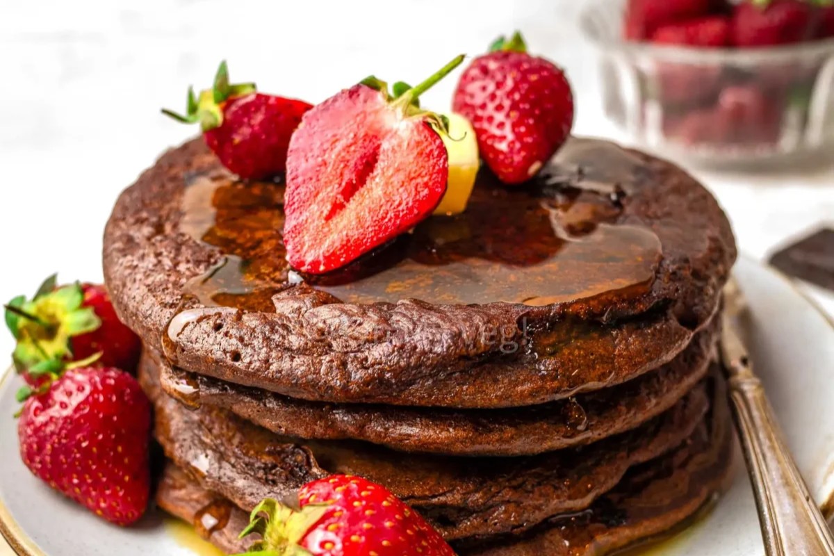 Chocolate Protein Pancakes
