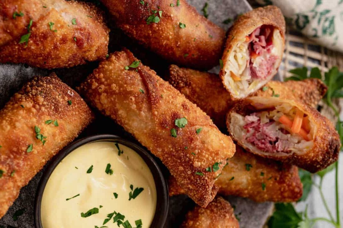 Corned Beef Egg Rolls