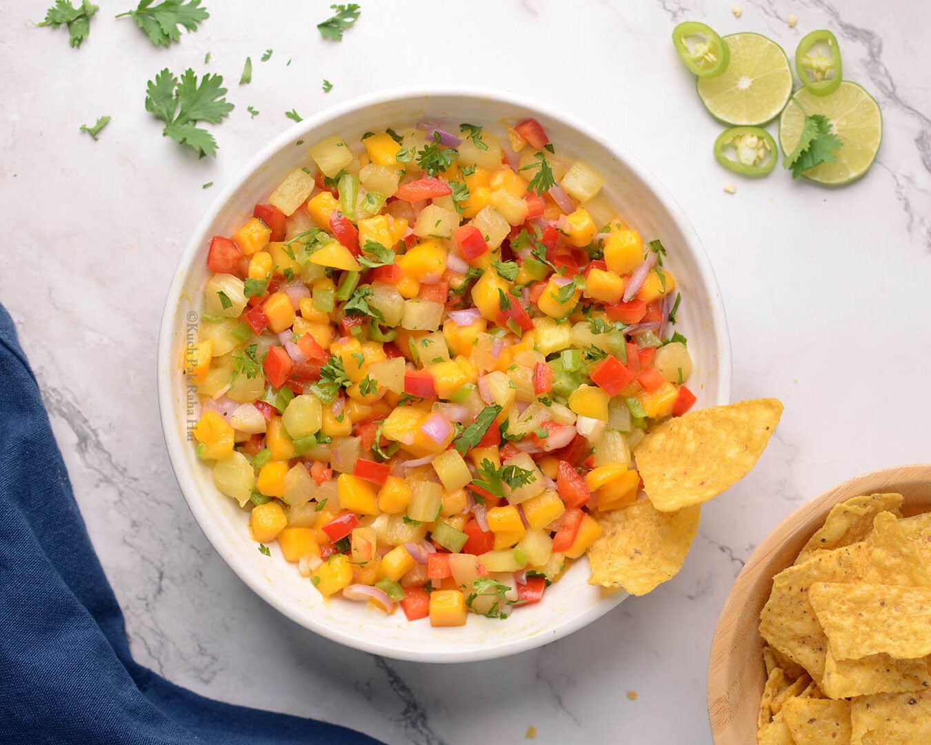 Pineapple Mango Salsa
