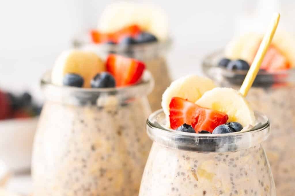 Overnight Oats with Protein Powder

