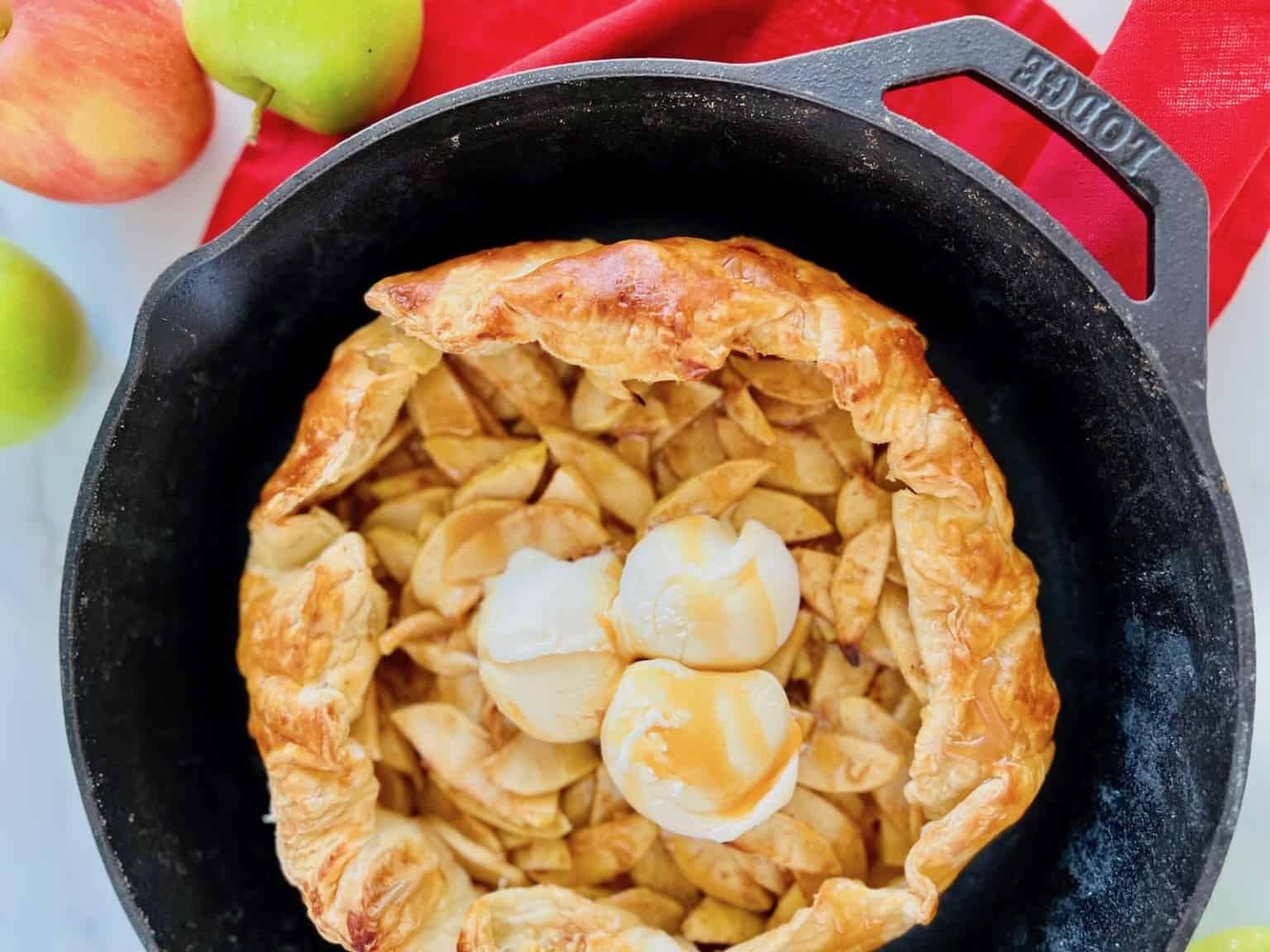 Puff Pastry Apple Galette
