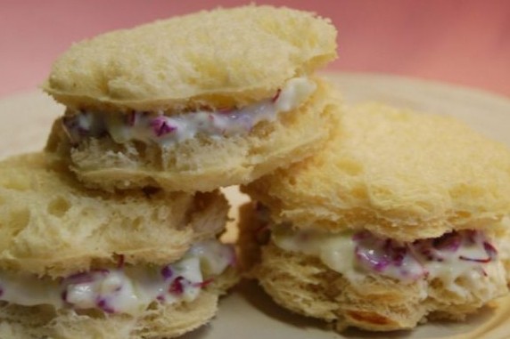 Redbud & Cucumber Tea Sandwiches
