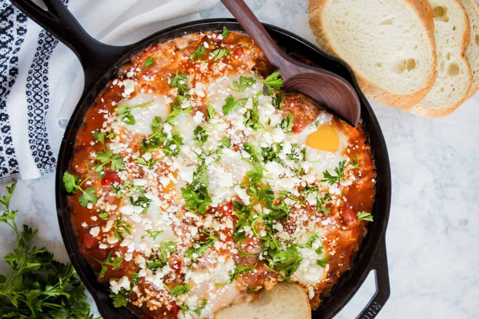 Hearty Shakshuka with Feta
