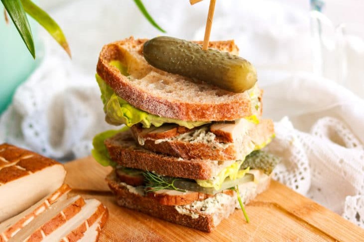 Scandi Inspired Smoked Tofu Sandwich
