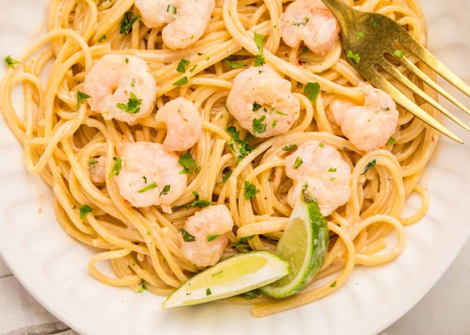 Bang Bang Shrimp Pasta