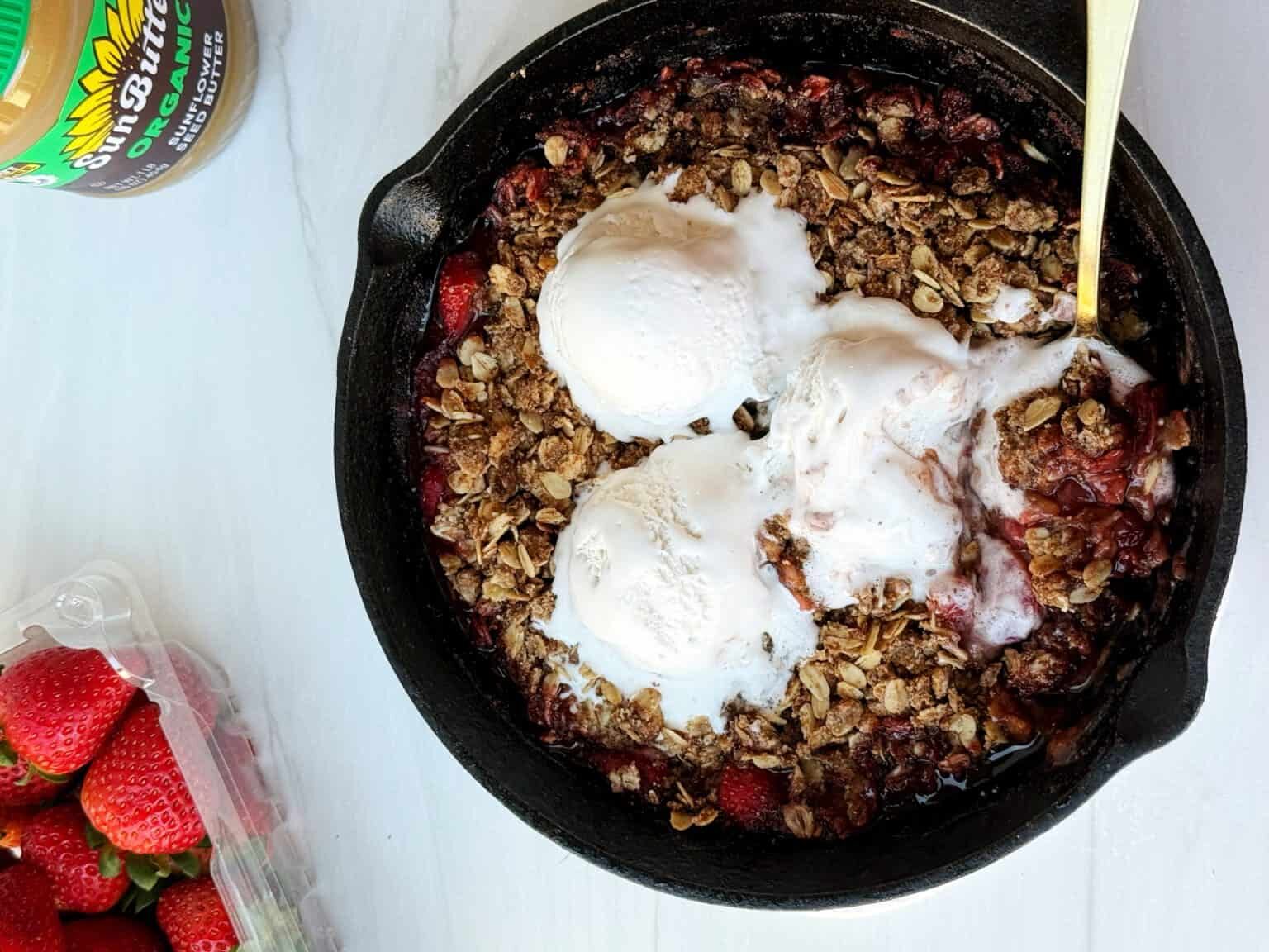 Strawberry Gluten Free Crumble
