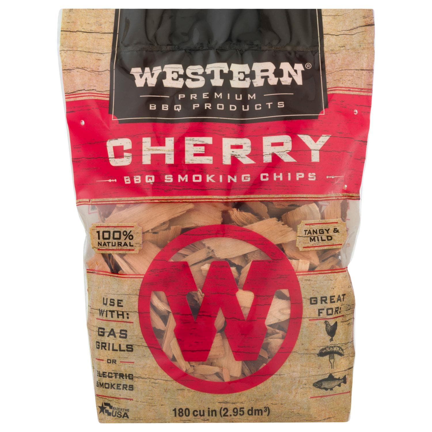 Cherry smoking chips product image.