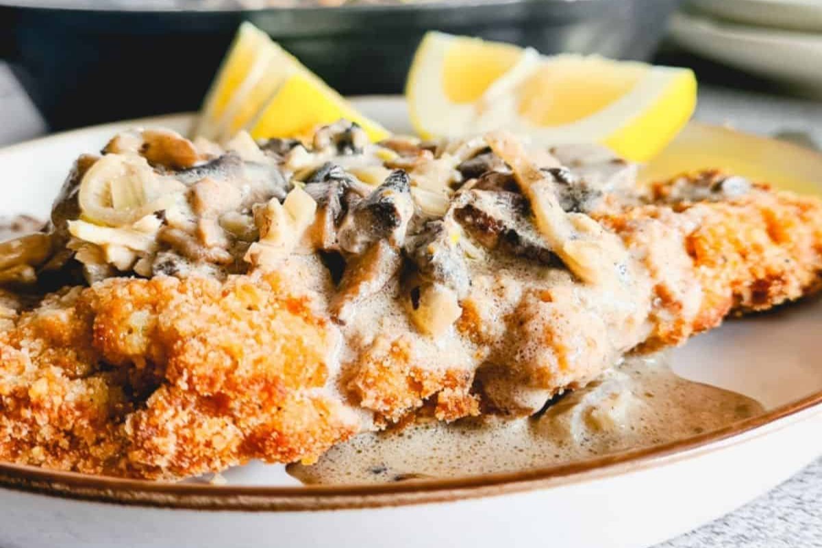 Air Fryer Chicken Schnitzel