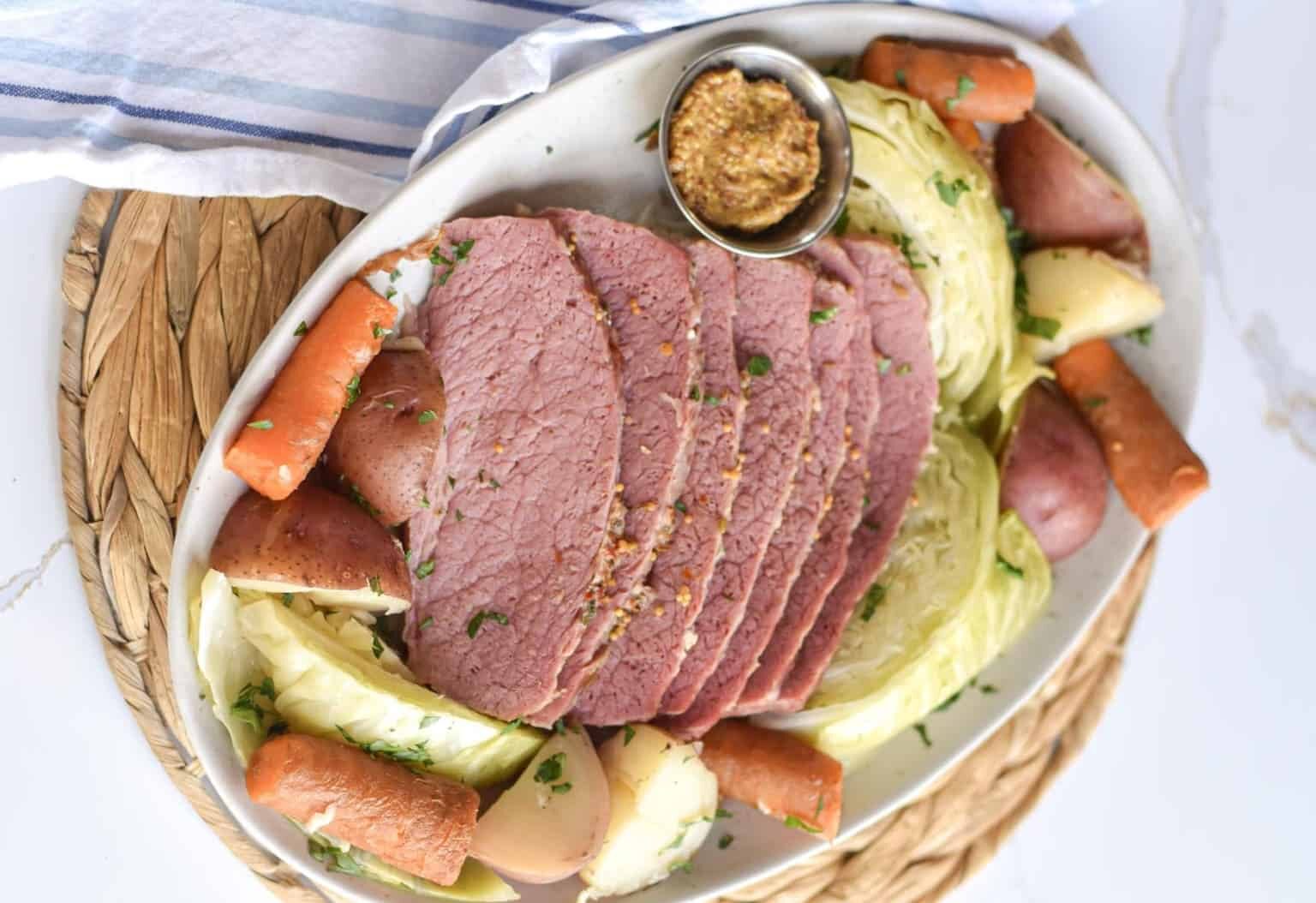 Dutch Oven Corned Beef and Cabbage