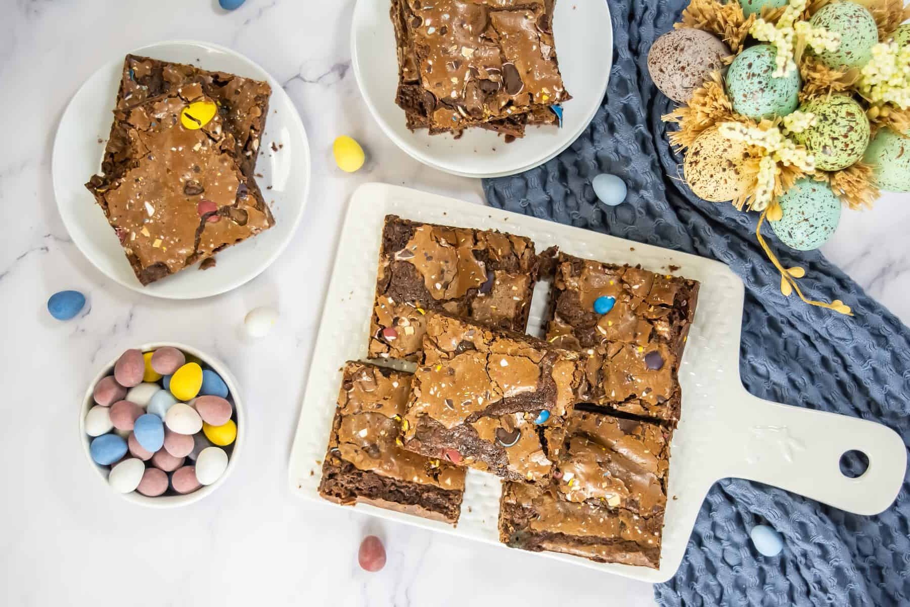 Easter Egg Brownies
