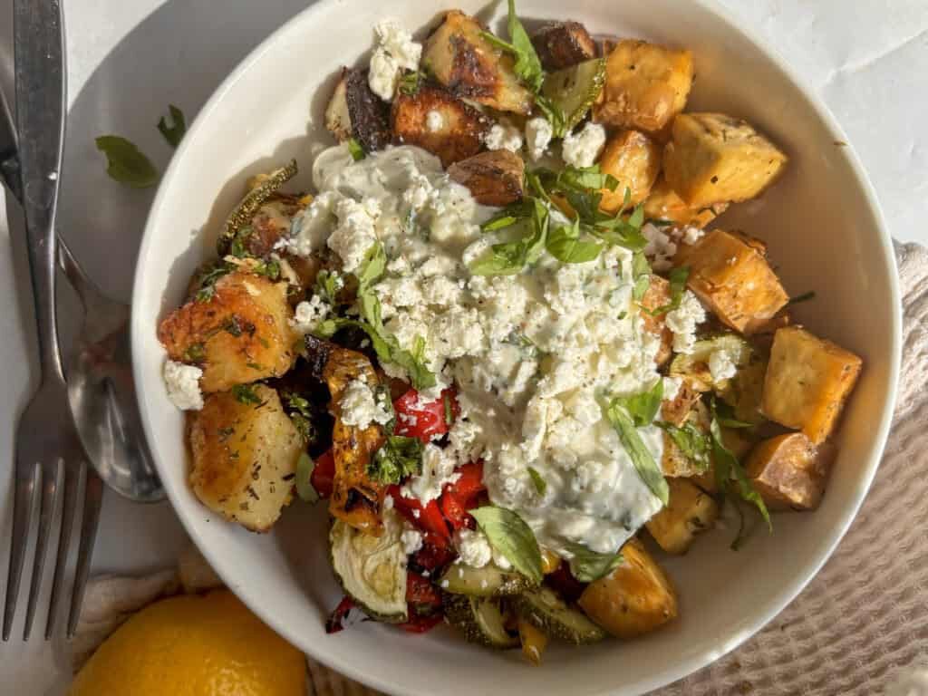 Greek Tofu Bowl
