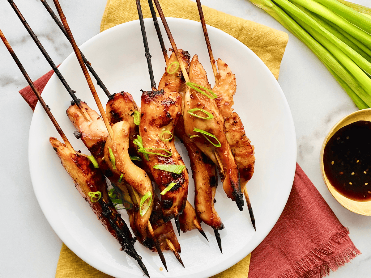 Teriyaki Chicken on a Stick
