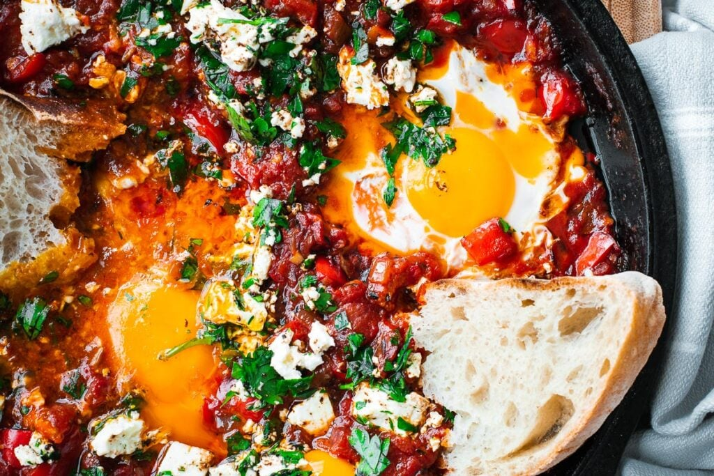 Harissa Shakshuka With Feta