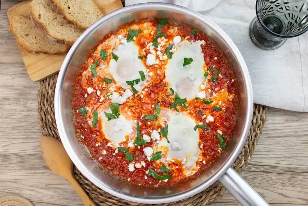 One-pan Shakshuka with Feta