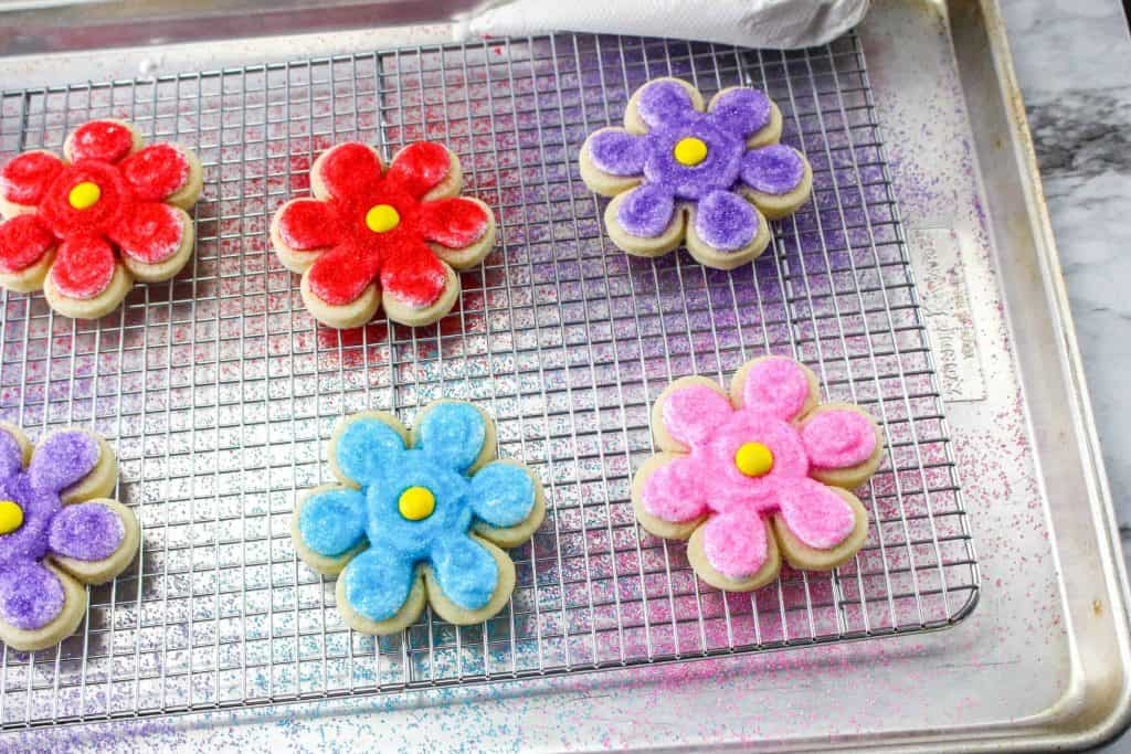 Spring Flower Sugar Cookies
