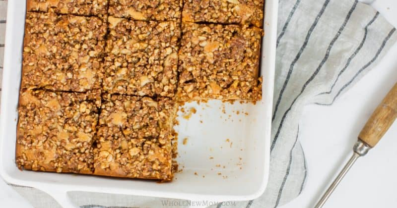 The BEST Healthy Coffee Cake—Keto, and and Sugar-Free with Vegan Option
