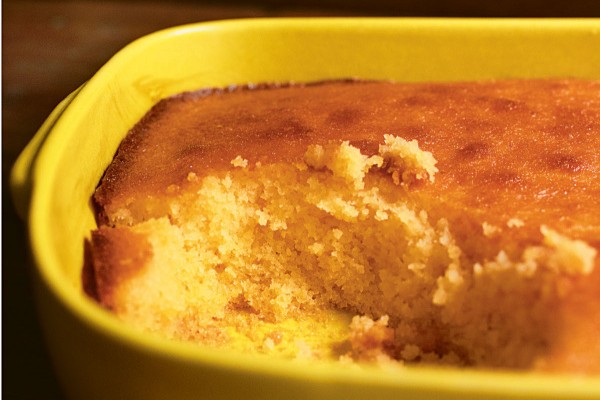 Lemon and Elderflower Pudding Cake