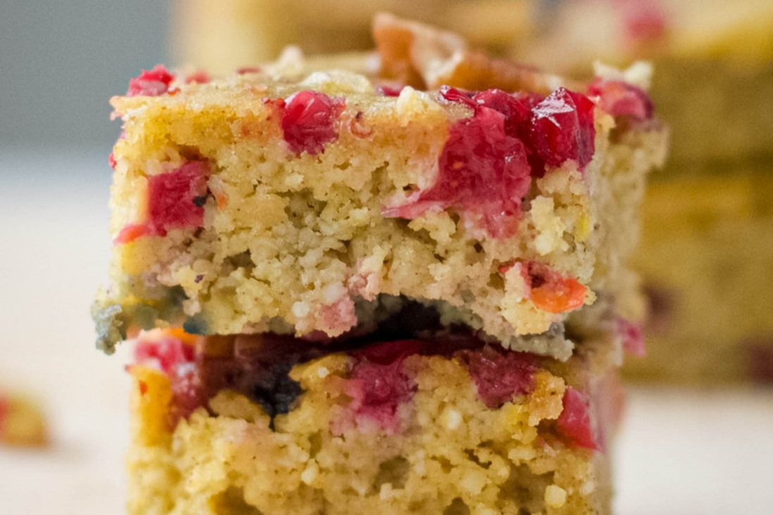 Low-Carb Cranberry Coffee Cake
