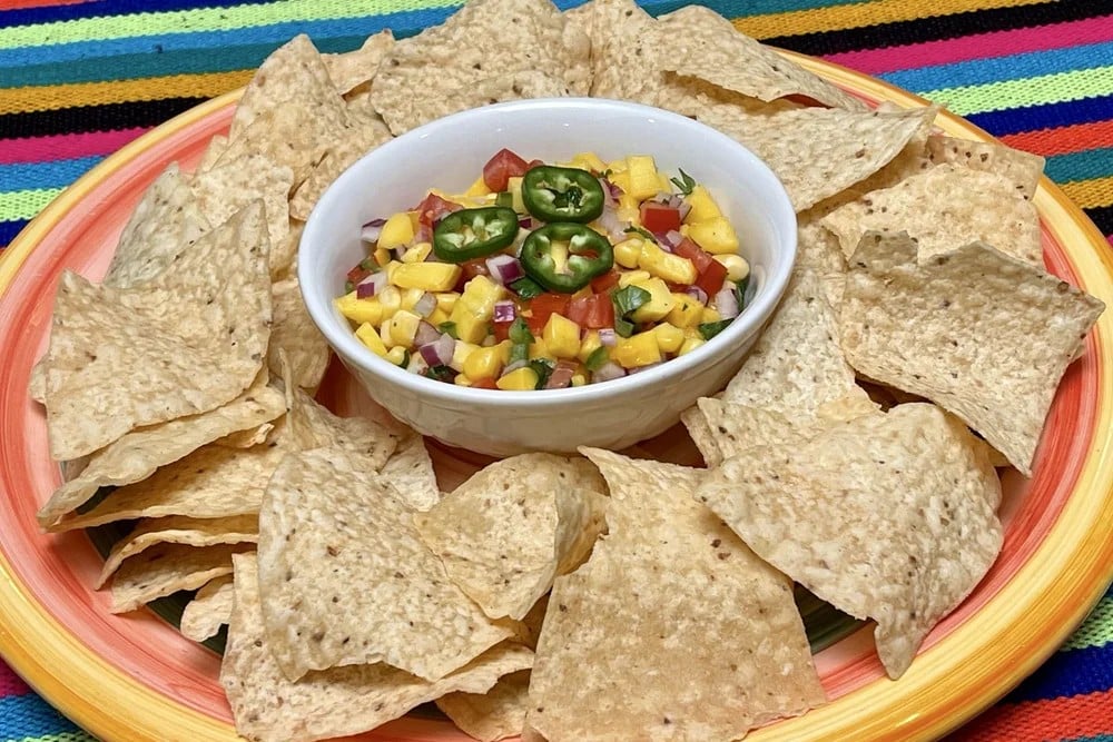 Easy Mango Corn Salsa Recipe for Chips and More!

