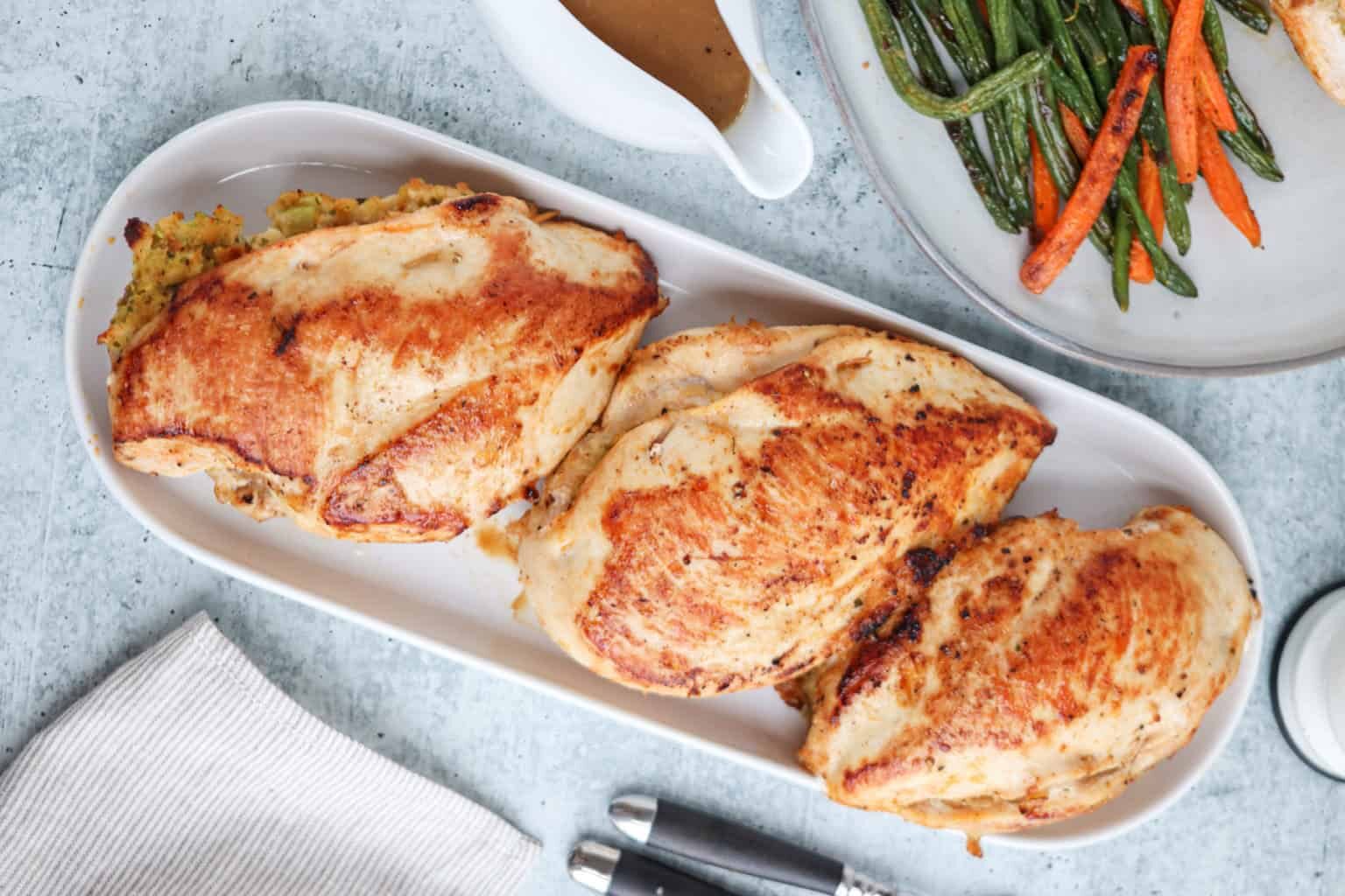 Stuffing Stuffed Chicken Breast
