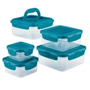 Product image of 10-Piece Square Nestable Food Storage Containers