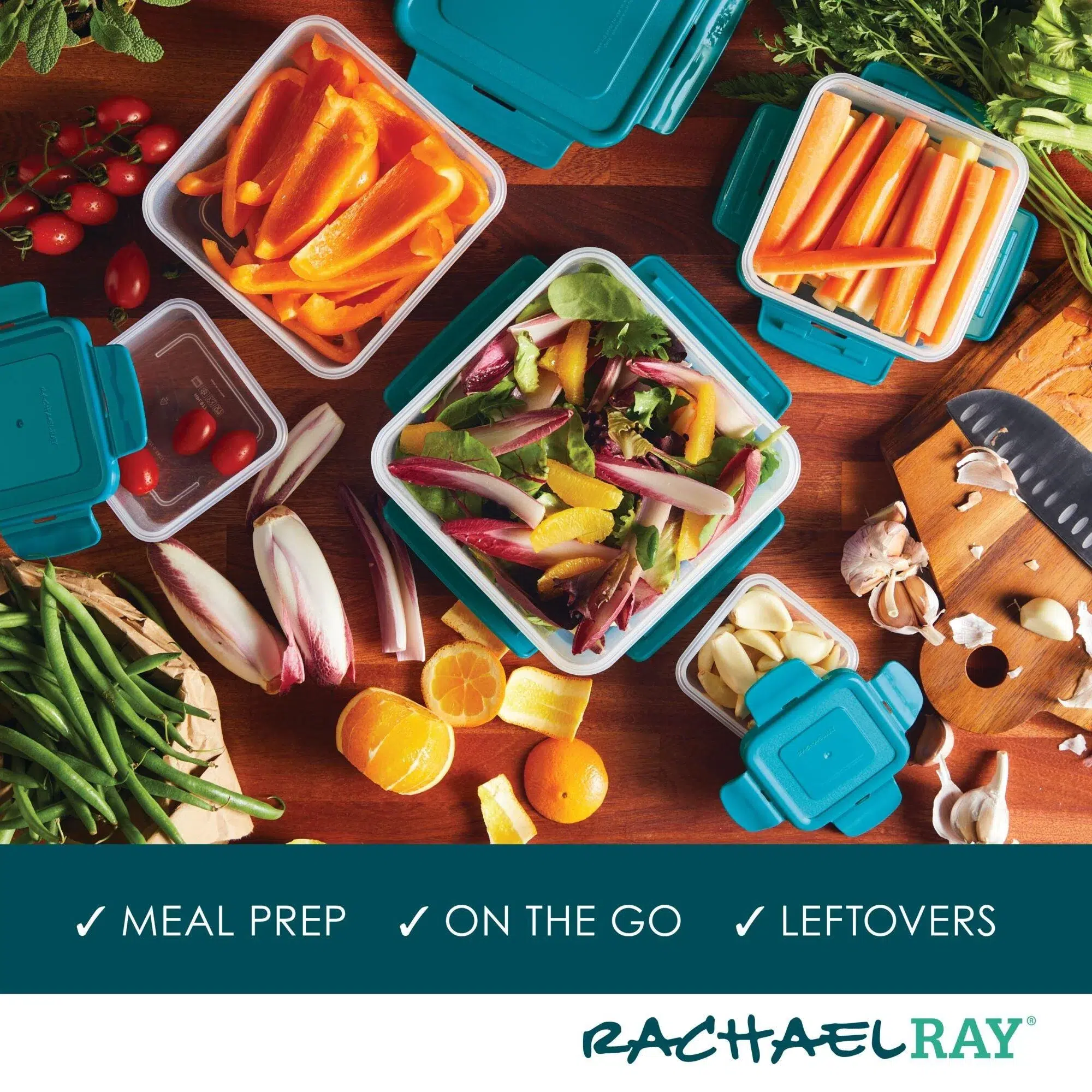 Product image of 10-Piece Square Nestable Food Storage Containers