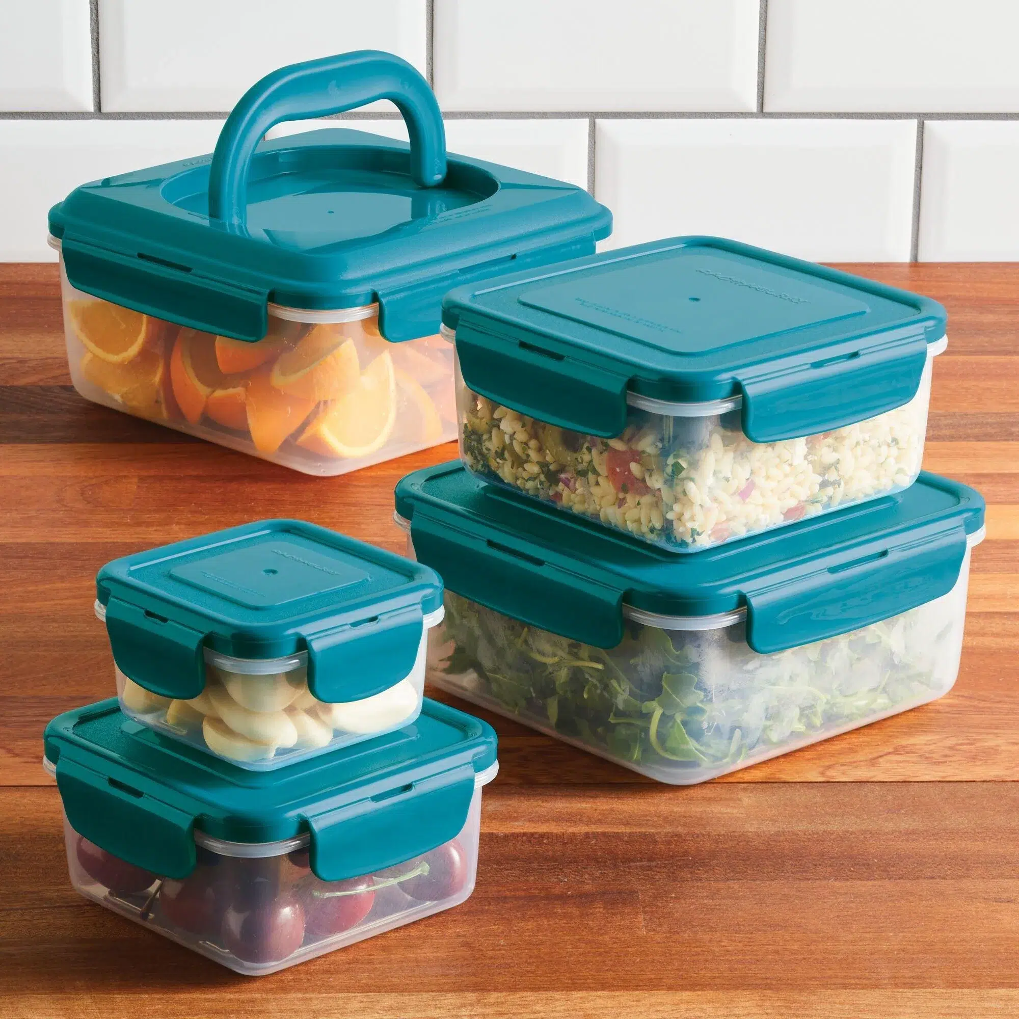 Product image of 10-Piece Square Nestable Food Storage Containers