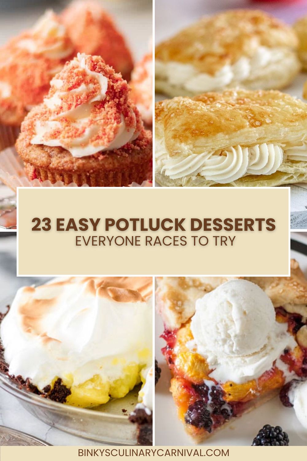 Make These 26 Easy Potluck Desserts and Watch Them Vanish - Binky's ...