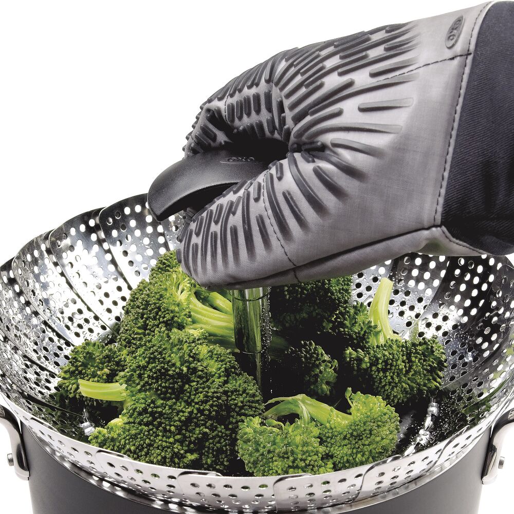 Product image for Stainless Steel Steamer with Extendable Handle_3