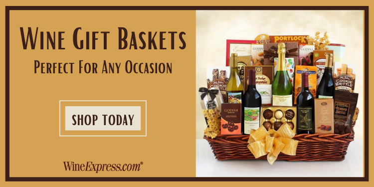 Wine gift baskets product image.