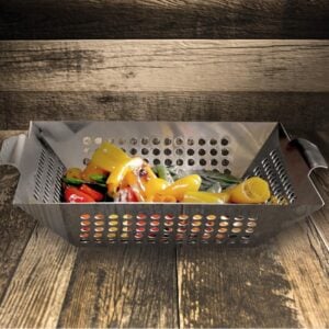 Grill basket product image.